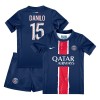 Original Trikotsatz Paris Saint-Germain Danilo Pereira 15 Heimtrikot 2024-25 Für Kinder